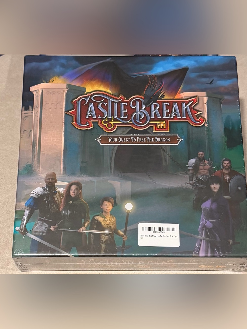Castle Break Board Game — Green & Teal Box Art